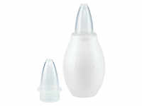 NUK Nasensauger, Nasensauger mit breiter Sicherheitstülle, Farbe: weiß 10.256.065