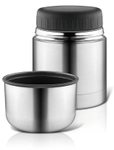 reer GmbH reer Warmhaltebox mit Becher, Edelstahl, Isolierbecher um &uuml;berall und