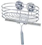Wenko-Wenselaar GmbH & Co. KG WENKO Turbo-Loc Wandablage mit Duschabzieher,