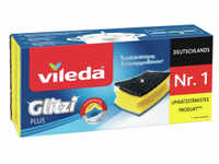 Vileda GmbH Vileda Glitzi Plus Topfreiniger mit Antibac, Mit zwei...