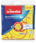 Vileda GmbH Vileda Allzwecktuch + 30% Microfaser, Verbessertes Reinigungsergebnis mit