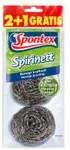 Mapa GmbH Spontex Spirinett 2+1 Edelstahl-Spiralen, Entfernt Verkrustungen, 1 Packung