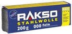 OSCAR WEIL GmbH Rakso Stahlwolle, 200 g - Packung, Sorte: 000-fein