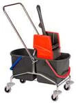 VERMOP GmbH VERMOP Mistral Nasswischwagen, 2 x 17l, Praktischer Reinigungswagen f&uuml;r