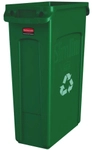 Rubbermaid Abfalleimer Slim Jim&reg;, 87 Liter, Robuster M&uuml;lleimer aus hochwertigem