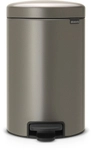 Brabantia International B.V. Brabantia NEWICON Tretm&uuml;lleimer, 12 Liter, Stylischer