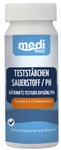 mediPOOL GmbH mediPOOL Testst&auml;bchen, Wasseranalyse f&uuml;r Schwimmb&auml;der, 1 Dose = 50