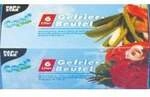 PAPSTAR GmbH Papstar Gefrierbeutel, LLDPE, in Faltschachtel, 1 Packung = 45 Beutel &agrave;