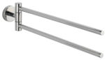 Wenko-Wenselaar GmbH & Co. KG WENKO Bosio Handtuchhalter, Edelstahl, gl&auml;nzend, Mit
