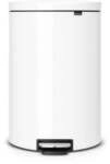 Brabantia International B.V. Brabantia Treteimer Flatback+, mit Kunststoffeinsatz, 40