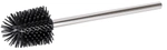 Wenko-Wenselaar GmbH & Co. KG WENKO Ersatzb&uuml;rste mit Edelstahlstiel Silikon &Oslash; 8 cm,