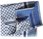 Franz Mensch GmbH HYGOSTAR&reg; Gruben-Handtuch, Gr&ouml;&szlig;e: 50 x 90 cm, Farbe: blau-wei&szlig;,