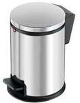 Hailo Pure S Tret-Kosmetikeimer, 3 Liter, Hochwertiger Abfalleimer mit