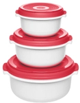 EMSA (Groupe SEB Deutschland GmbH) EMSA Micro Family Mikrowellendose, 3-teilig,