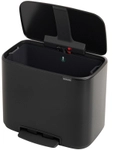 Brabantia International B.V. Brabantia Bo Treteimer, 36 Liter, M&uuml;lleimer mit weicher