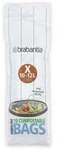 Brabantia International B.V. Brabantia kompostierbare M&uuml;llbeutel (X), 10-12 Liter,