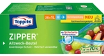 Melitta Europa GmbH & Co. KG Toppits Zipper&reg; Vorratspack XL Allzweck-Beutel, Mit
