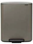 Brabantia International B.V. Brabantia Bo Treteimer, 2 x 30 Liter, M&uuml;lleimer mit