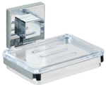 Wenko-Wenselaar GmbH & Co. KG WENKO Quadro Vaccum-Loc Seifenablage, Hochwertige