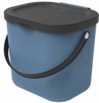 Rotho Kunststoff AG Rotho ALBULA Recycling M&uuml;llsystem, 6 Liter, Abfalleimer perfekt