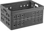 helit "the flap-line " Klappbox, anthrazit, Praktische Einkaufsbox l&auml;sst sich bei
