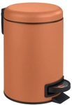 Wenko-Wenselaar GmbH & Co. KG WENKO Treteimer Leman terracotta, 3 Liter, Hochwertiger