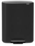 Brabantia International B.V. Brabantia Bo Treteimer, 60 Liter, M&uuml;lleimer mit weicher