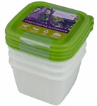 Heinze Solutions GmbH Werk Niederaula Gies greenline Tiefk&uuml;hldose Set, Gefrierdosen
