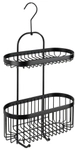 Wenko-Wenselaar GmbH & Co. KG WENKO Bad-Caddy Classic Plus Black, mit hochwertigem