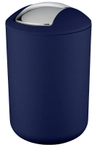 Wenko-Wenselaar GmbH & Co. KG WENKO Schwingdeckeleimer Brasil Dunkelblau L, 6,5