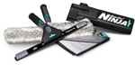 Unger Germany GmbH UNGER ErgoTec&reg; Ninja Advanced Set Glasreinigungs-Set, 4-teilig,