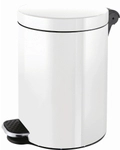 helit Treteimer "the knight ", 3 Liter, Silberionen-Tretabfalleimer mit Fu&szlig;pedal,