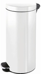 helit Treteimer "the knight ", 30 Liter, Silberionen-Tretabfalleimer mit Fu&szlig;pedal,