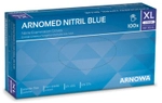 Arnowa GmbH ARNOMED Nitril Blue Einmalhandschuhe, puderfrei, blau, Unsterile