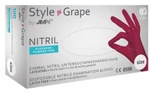 AMPri Handelsgesellschaft mbH Style Grape Nitrilhandschuhe, puderfrei, bordeaux,