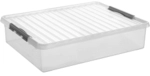 helit "the q-line " Aufbewahrungsbox mit Deckel, glasklar, Lebensmittelechte,