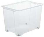 Rotho Kunststoff AG Rotho EVO EASY Box, mit R&auml;dern, 65 Liter, Aufbewahrungsbox f&uuml;r