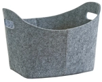 Zeller Present Handels GmbH Zeller Filzkorb, oval, Praktischer Allzweckkorb f&uuml;r den