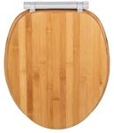 Wenko-Wenselaar GmbH & Co. KG WENKO WC Sitz Bambus, Toilettendeckel aus echtem