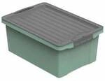 Rotho Kunststoff AG Rotho COMPACT A4 Stapelbox, 13 Liter, Aufbewahrungsbox in