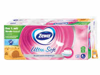 Essity Germany GmbH Zewa Ultra Soft Toilettenpapier, 4-lagig mit Strohanteil, Extra