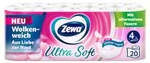 Essity Germany GmbH Zewa Ultra Soft Toilettenpapier, 4-lagig mit Strohanteil, Extra
