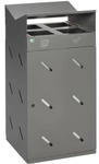VAR GmbH VAR Wertstoff-Sammelstation WS 58, 4-Fach Einwurf, 200 Liter, Vier