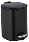 Wenko-Wenselaar GmbH & Co. KG WENKO Abfalleimer Alassio aus Edelstahl, 5 Liter,