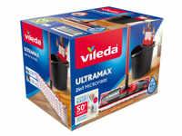 Vileda GmbH Vileda ULTRAMAX 2in1 Microfibre Bodenwischer Set, 3-teilig,...