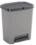 Keter Germany GmbH CURVER M&uuml;lleimer K&uuml;che COMPATTA mit Tretpedal, 25 Liter,