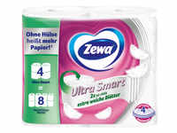 Essity Germany GmbH Zewa Toilettenpapier Ultra Smart, 4-lagig, Klopapier, ohne