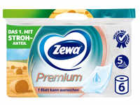 Essity Germany GmbH Zewa Premium Toilettenpapier, 5-lagig mit Strohanteil, Einmalig