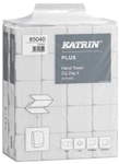 Mets&auml; Tissue Katrin Plus Falthandtuch Zick Zack, hochwei&szlig;, 2-lagig, 200 Blatt,