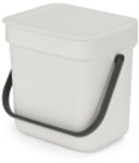 Brabantia International B.V. Brabantia Abfallbeh&auml;lter "Sort & Go ", 3 Liter,